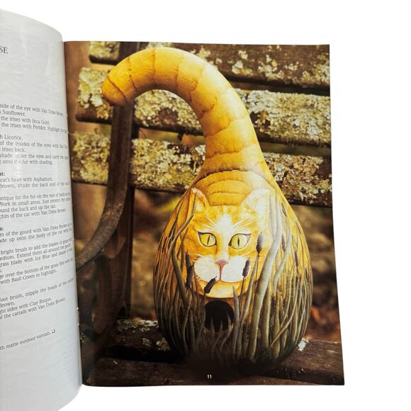 Vintage Gourd-geous Homes for Birds Decorative Painting Instruction Book 2001 - Picture 4 of 7